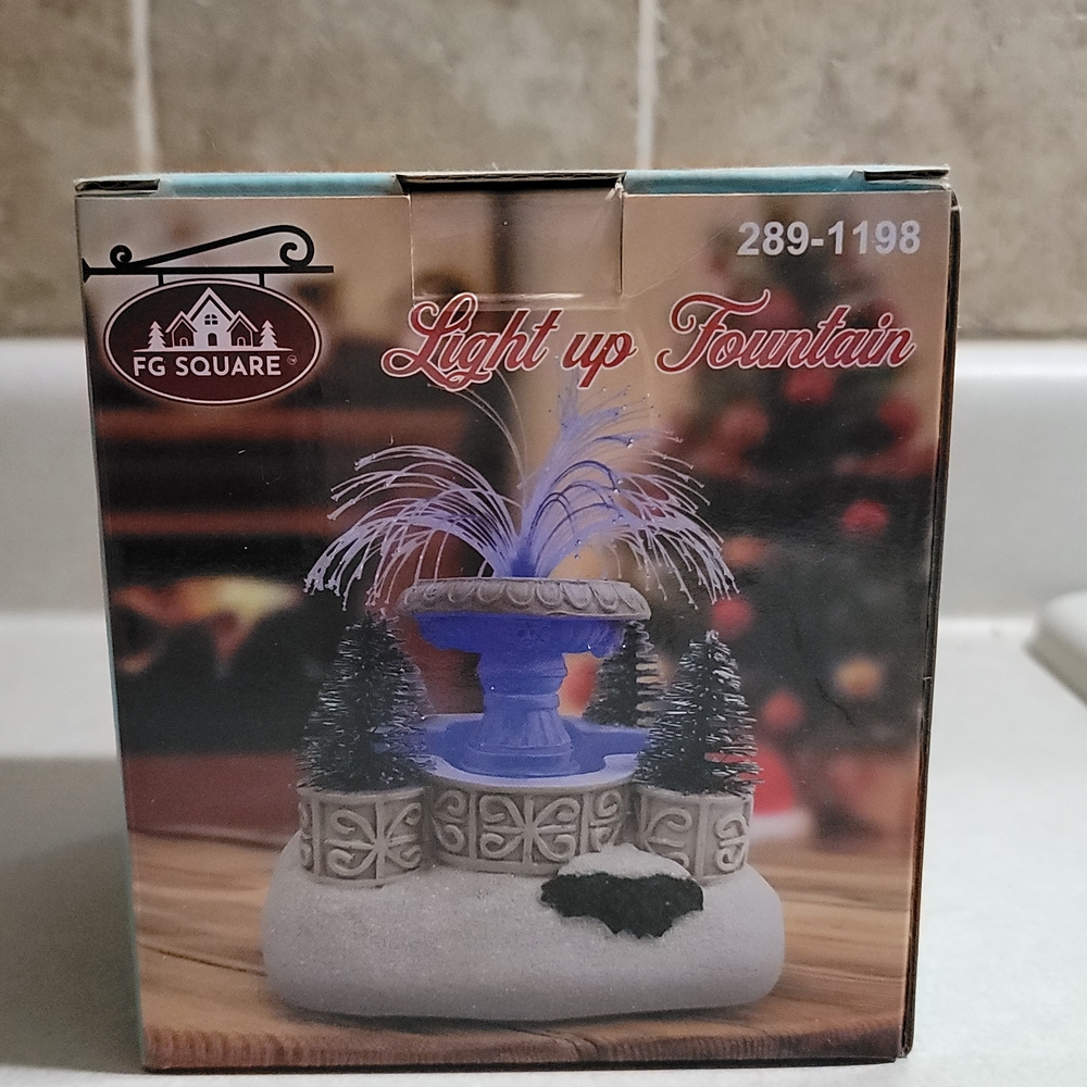 FG Square Light Up Fountain